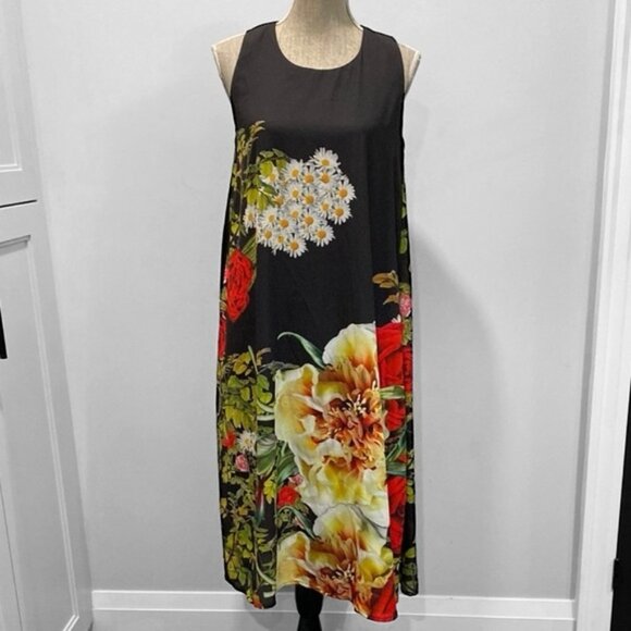 Floral Sheath Midi Dress for Weddings SMALL MEDIUM FIT - Picture 2 of 13